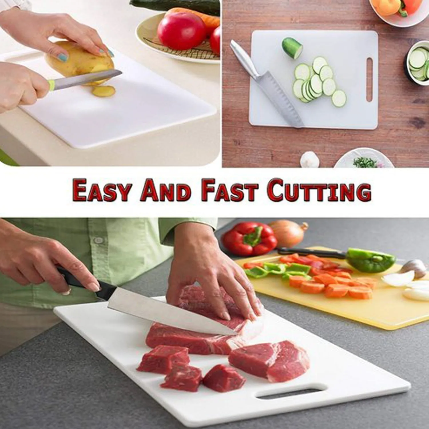 0086 Kitchen Plastic Cutting / Chopping Board