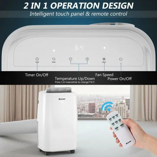 1 0000 BTU Portable Air Conditioner with Remote Control