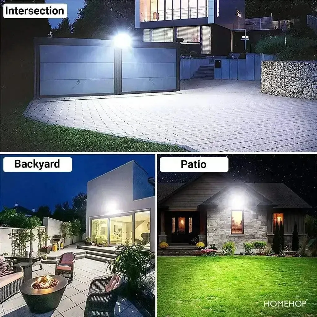 100W Solar LED Flood Light Outdoor Waterproof Lamp For Home, Garden, Wall, Patio