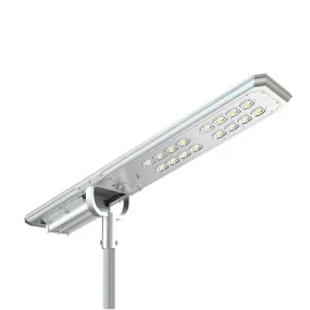 100W Solar LED Street Light 10,000 Lumens, 3 Programmable Lighting Modes