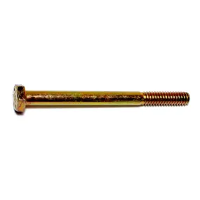 1/4"-20 x 3" Zinc Plated Grade 8 Steel Coarse Thread Hex Cap Screws