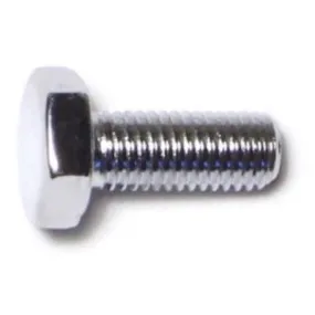 1/4"-28 x 5/8" Chrome Grade 5 Hex Cap Screws (10 pcs.)