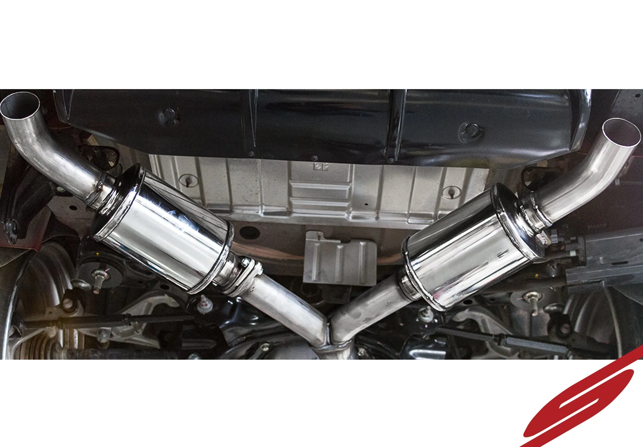 2017-2022 Infiniti Q60 3.0t Cat-Back Exhaust System [Carbon Tips] - 504454