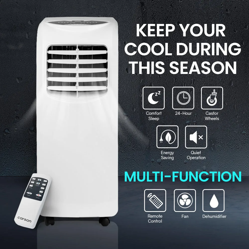 2.64kW Portable Air Conditioner w/Remote, Dehumidifier - Carson