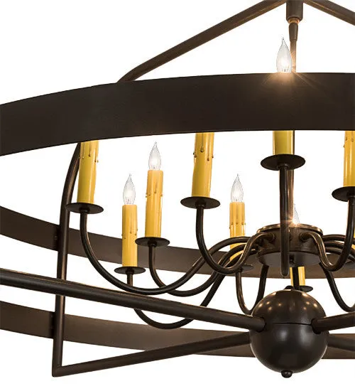 2nd Avenue Aldari 49862-1 Chandelier Light - Timeless Bronze