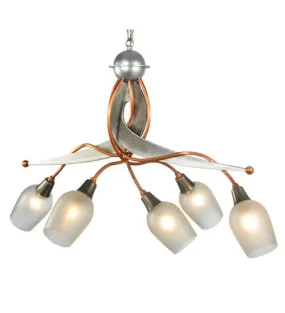 2nd Avenue Ballerina 200270-2.MOD Chandelier Light - Copper And Steel Clear Coated