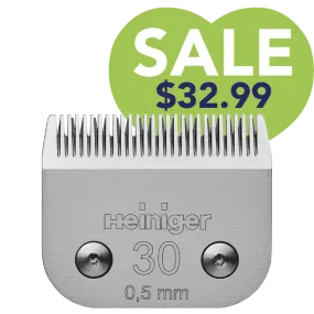 #30 Clipper Blade 0.5 mm by Heiniger