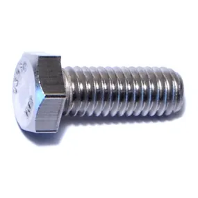 3/8"-16 x 1" 18-8 Stainless Steel Coarse Thread Hex Cap Screws