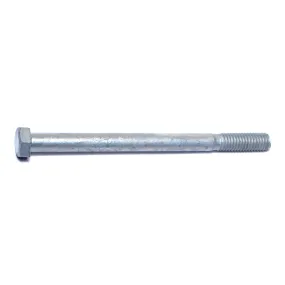 3/8"-16 x 5" Hot Dip Galvanized Steel Coarse Thread Hex Cap Screws (50 pcs.)