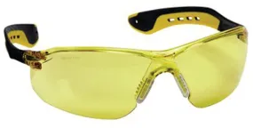 3M 47013-WV6 Safety Glasses, Anti-Fog, Anti-Scratch Lens, Black/Yellow Frame :PR: QUANTITY: 1