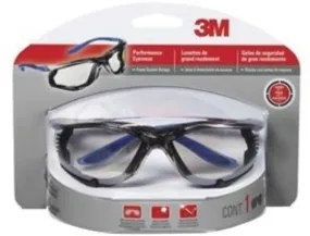 3M 7100115673 Performance Eyewear, Scratch-Resistant Lens, Blue Frame, UV Protection: Yes :EA: QUANTITY: 1