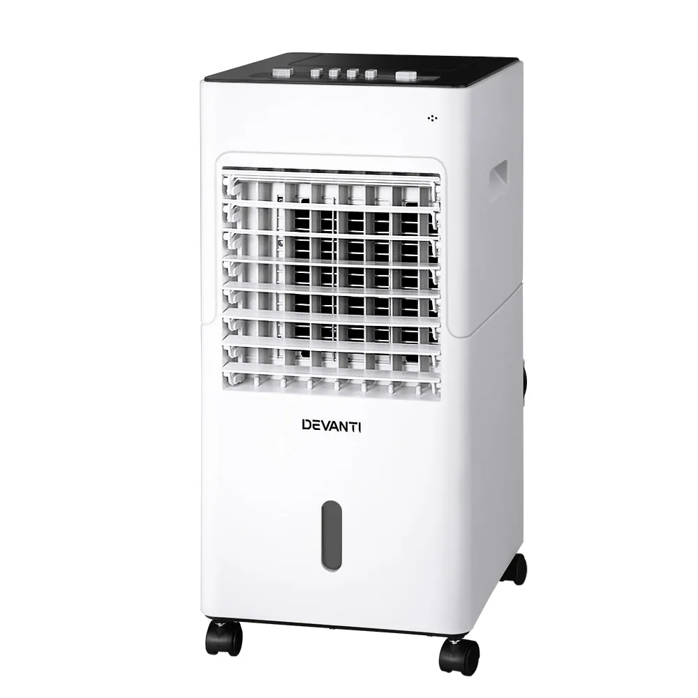 4-in-1 Air Cooler, Fan, Purifier, Humidifier 6L - Devanti