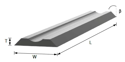 650x14.1x2.56 Terminus MG18 Quick Change Knife-BOX OF 10