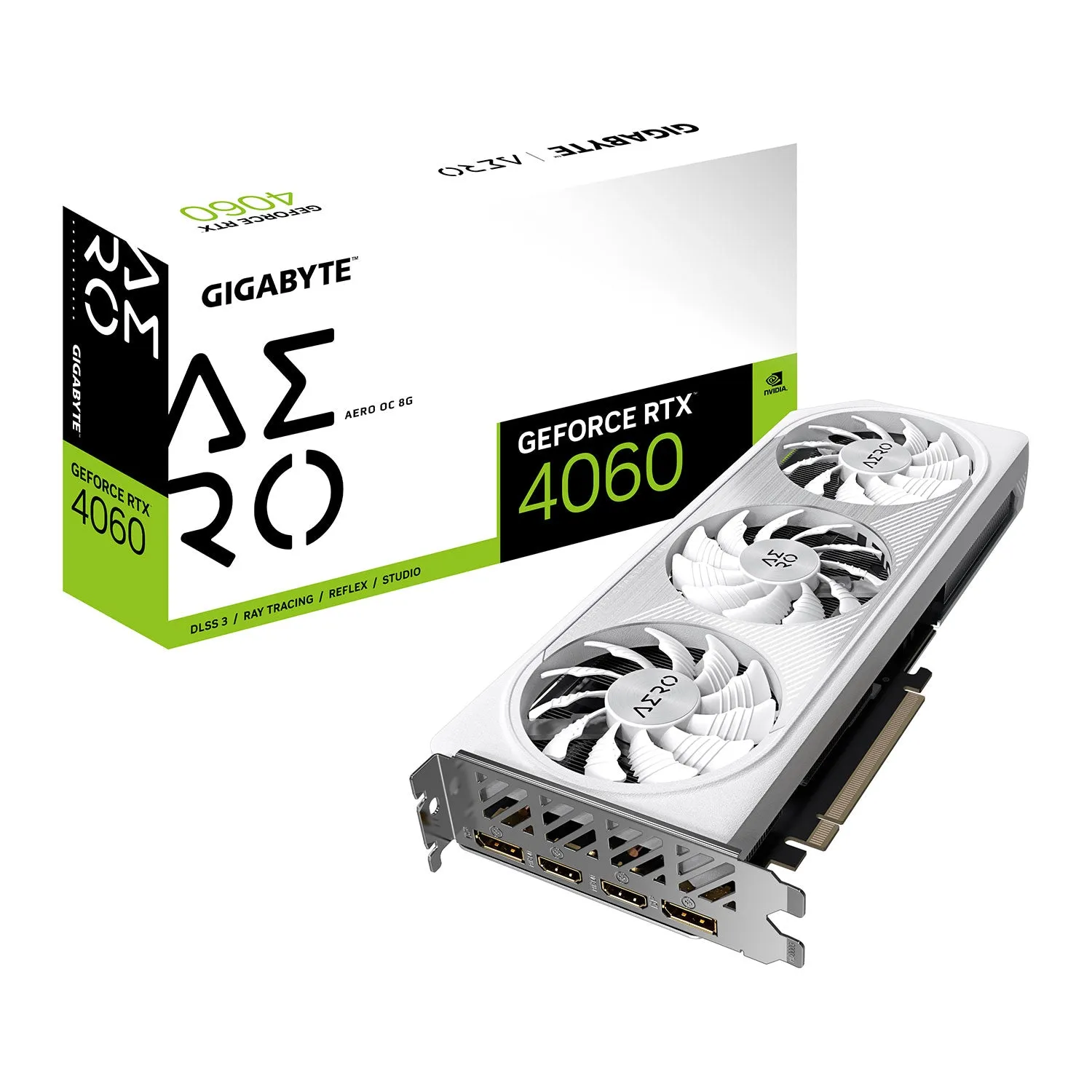 8GB Gigabyte RTX 4060 Aero OC Graphics Card