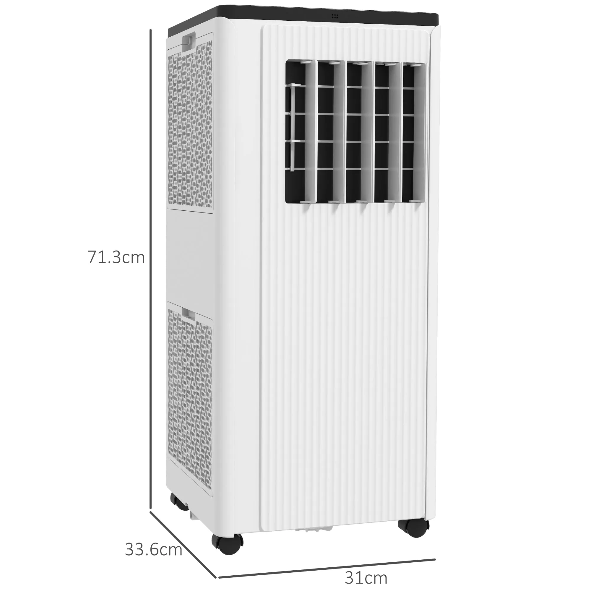 9,000 BTU Mobile Air Conditioner, 20m¬≤, Smart Home WiFi, with Dehumidifier, Fan, 24H Timer, Window Kit, White