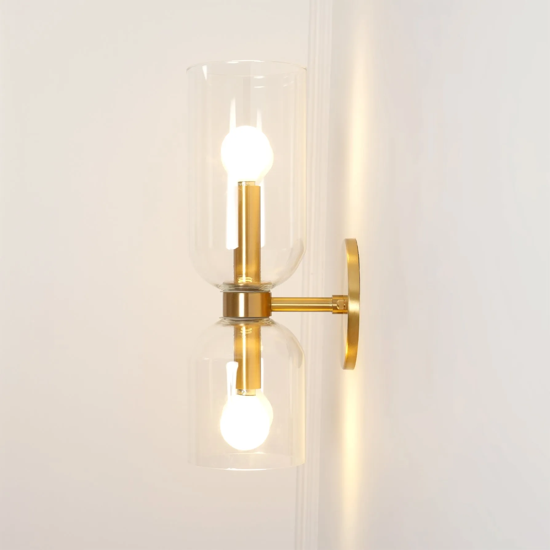 Art Blown Glass Wall Lamp