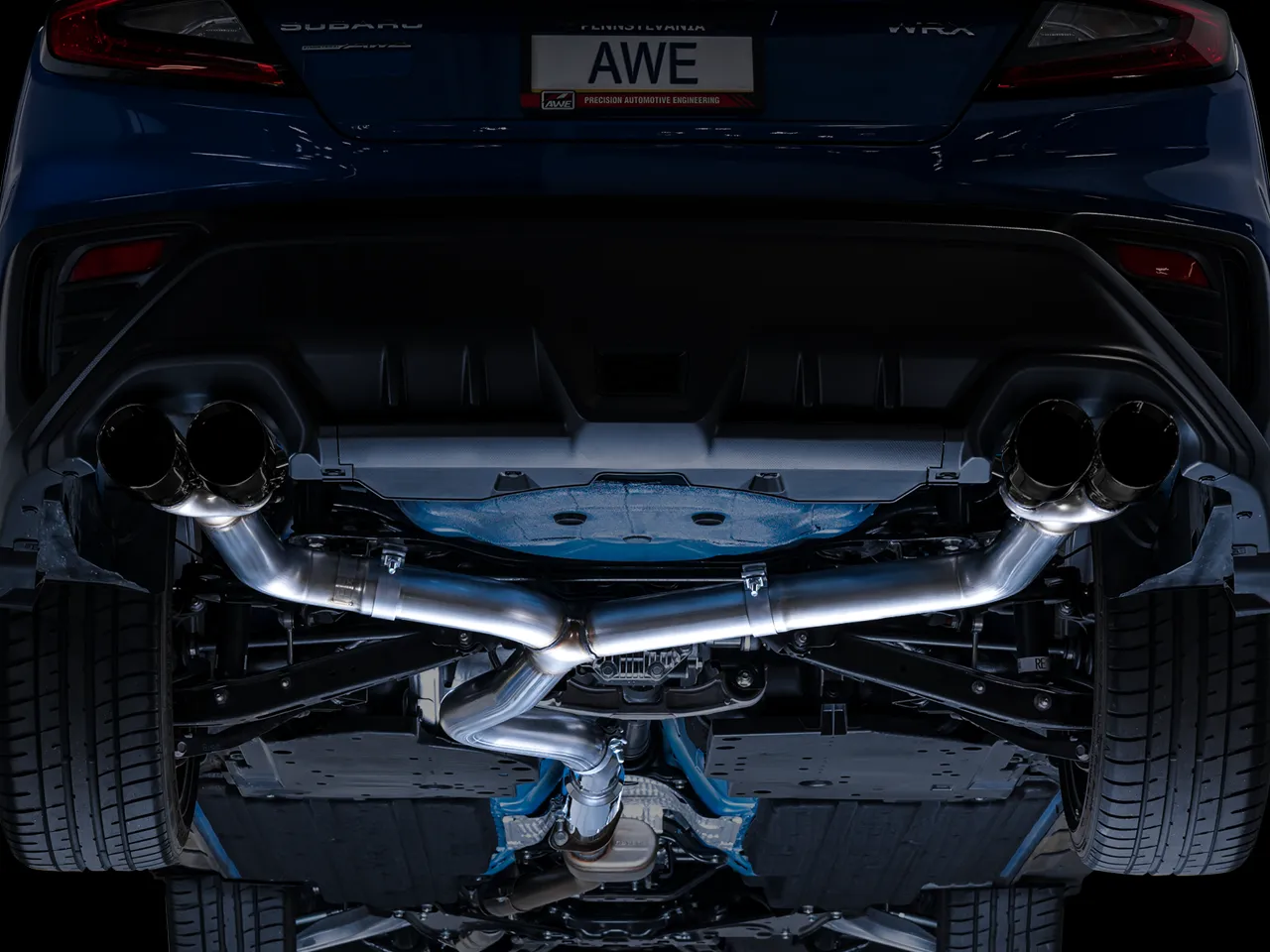 AWE Tuning Track Edition Cat-Back Exhaust 2022  WRX