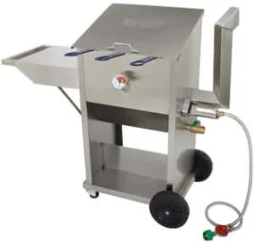 Bayou Classic 700-709 Fryer, 9 gal Capacity, Cool Touch Control