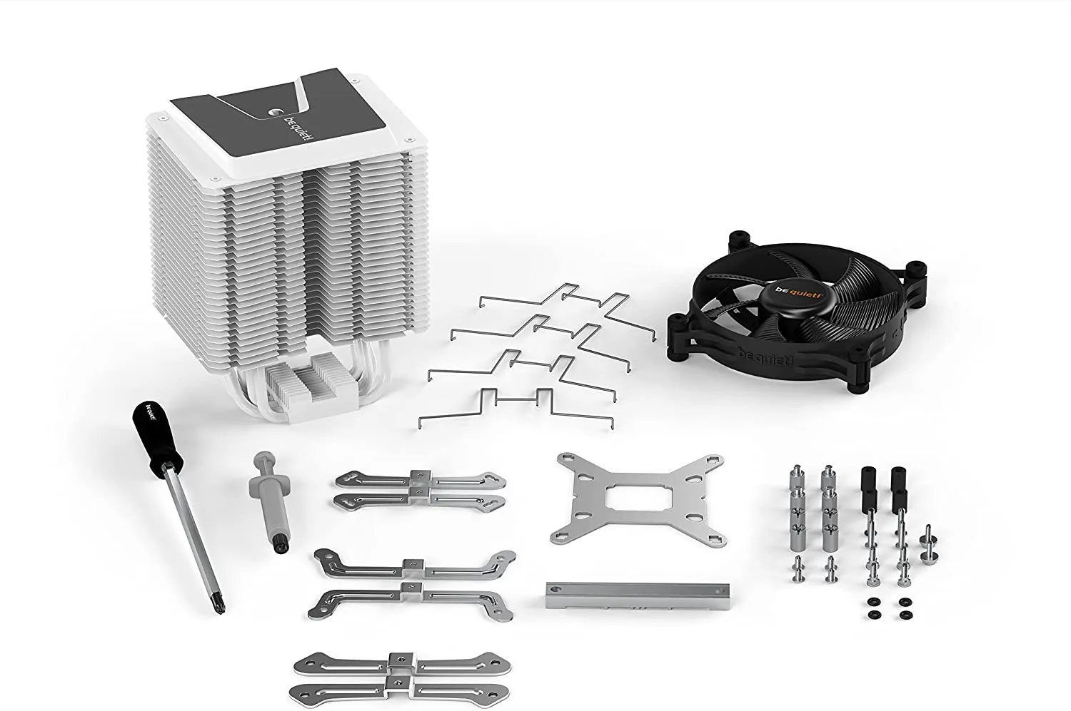 Be Quiet! Air CPU Cooler BK005 Shadow Rock 3 Heatsink & Fan, Intel & AMD Sockets, Shadow Wings 2 Fan, 190W TDP, White