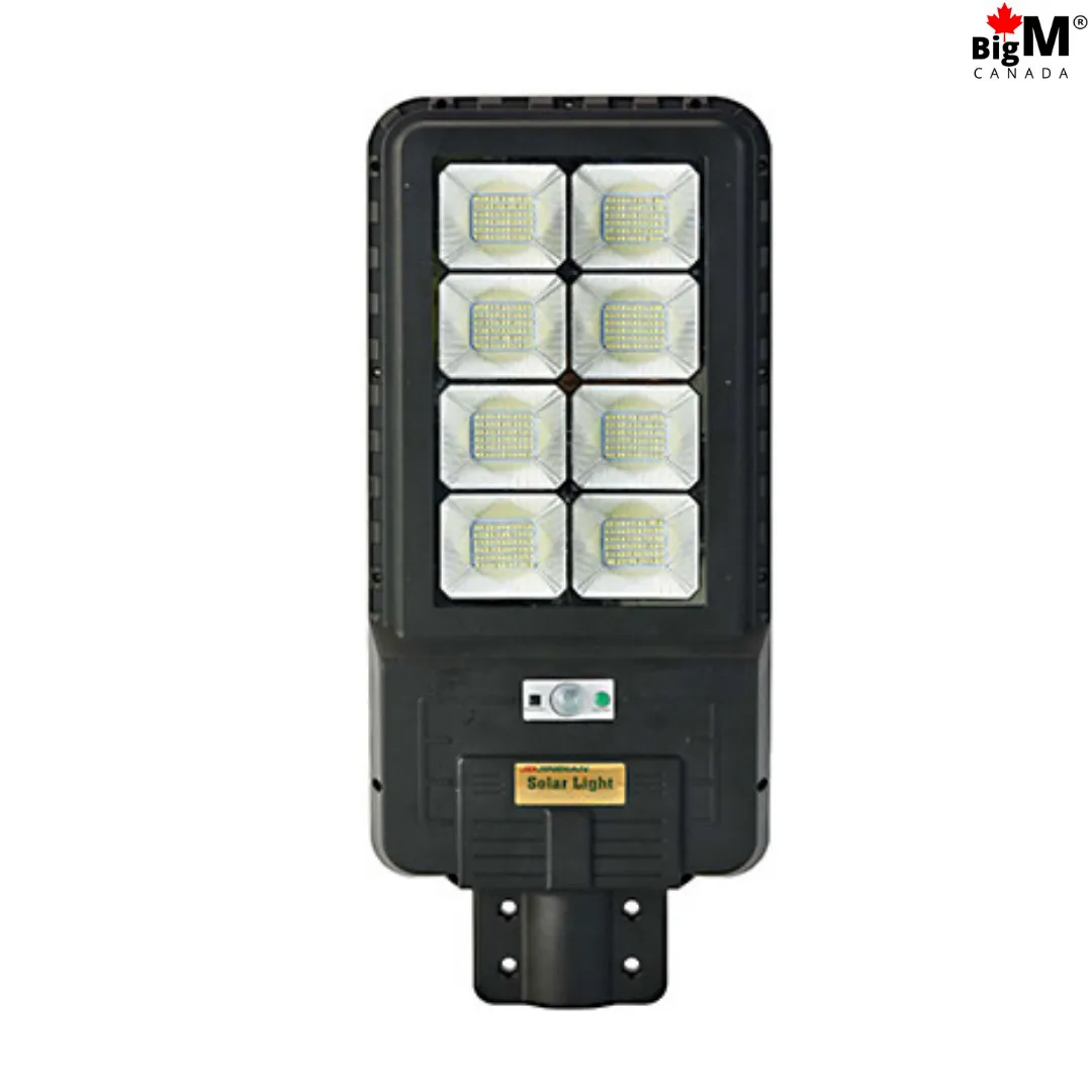 BigM Heavy Duty 400W Solar Street Light with Motion Sensor For Outdoor