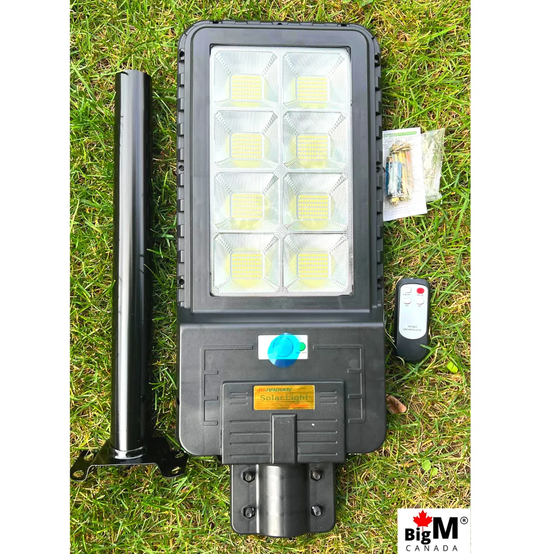 BigM Heavy Duty 400W Solar Street Light with Motion Sensor For Outdoor