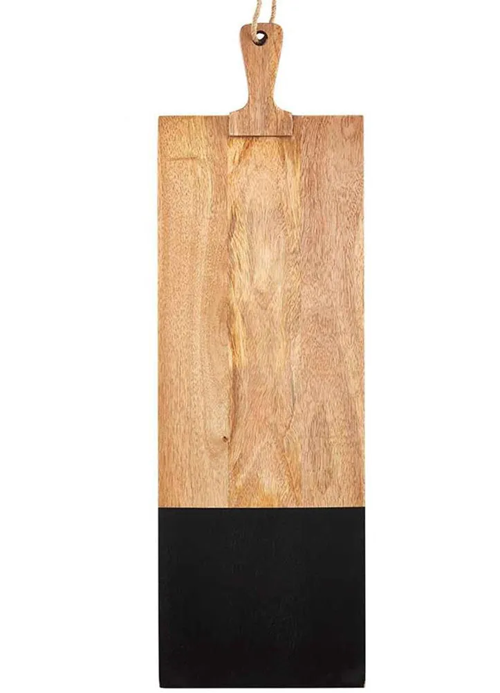 Black One Stripe Long Board by Mud Pie