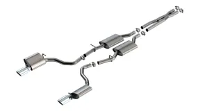 BORLA 140918 Cat-Back Exhaust System ATAK® for Dodge Charger R/T 2019-2022