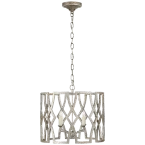 BRITTANY SMALL LANTERN, VENETIAN SILVER