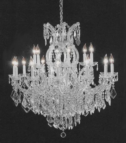 Chandelier Crystal Lighting Empress Crystal (Tm) Chandeliers H38" W37" - A83-Silver/1/21510/15 1