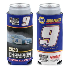 Chase Elliott #9 2020 NASCAR Cup Series Champion WinCraft Drink Slim Can Cooler