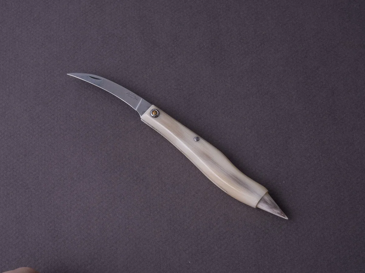 Cognet - Truffle Knife "Le Truffier" - Corne Blonde