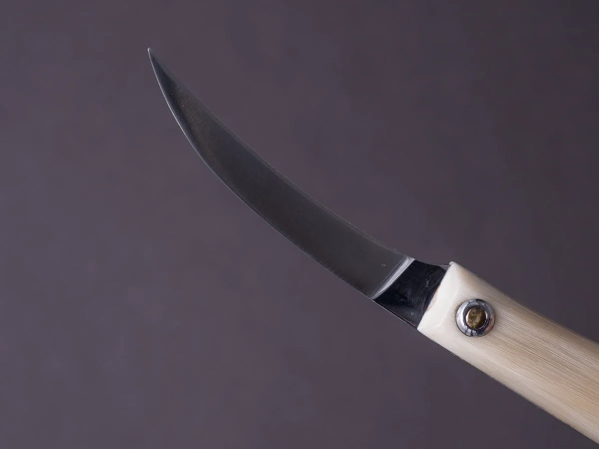 Cognet - Truffle Knife "Le Truffier" - Corne Blonde