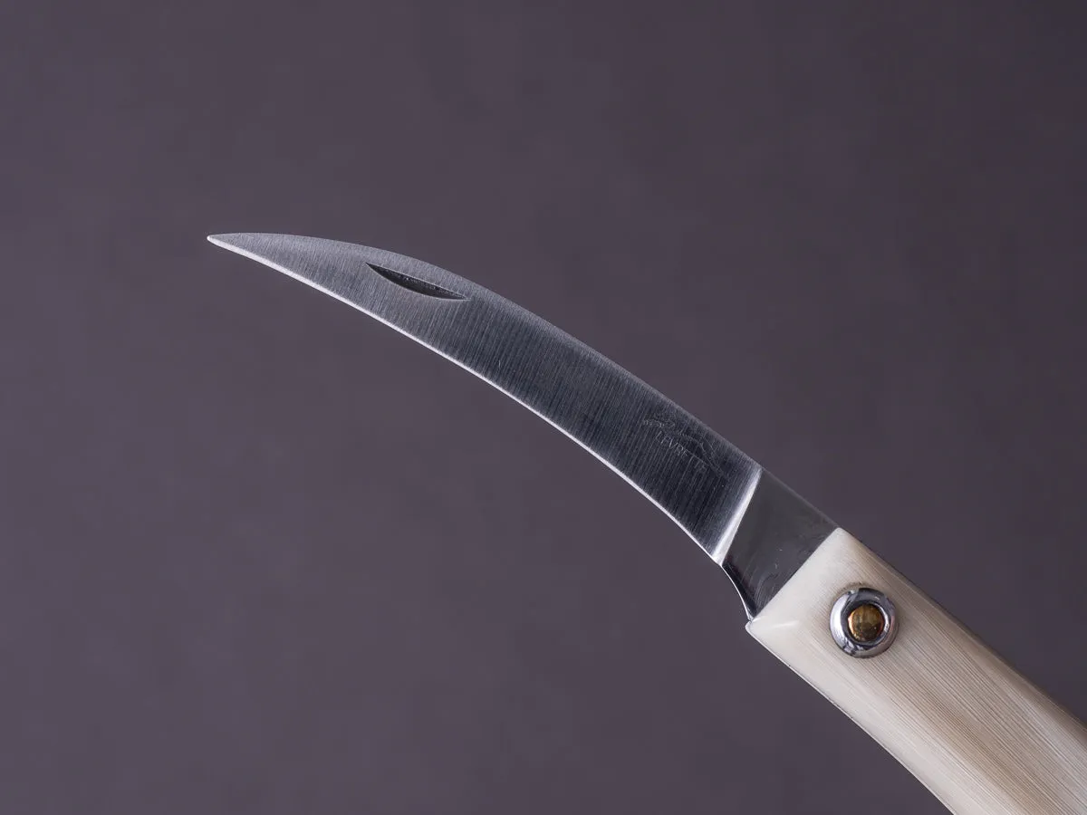 Cognet - Truffle Knife "Le Truffier" - Corne Blonde