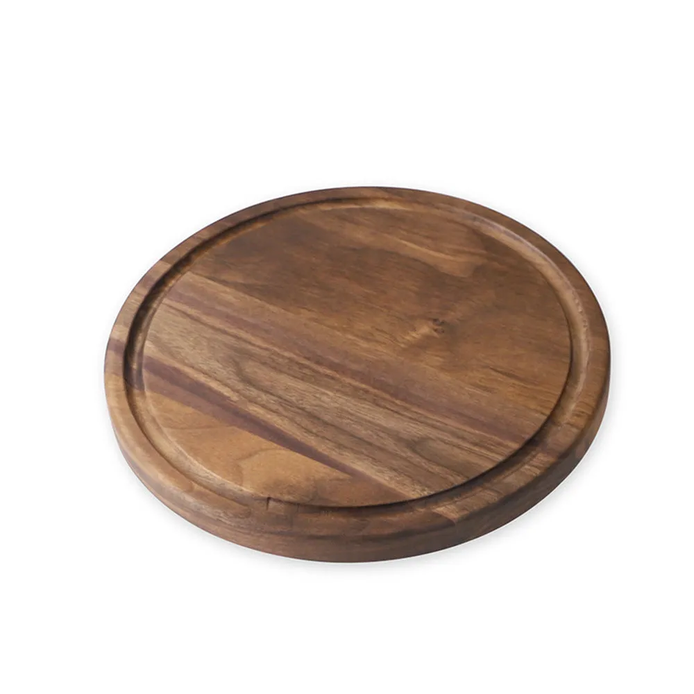 Creative Black Fruit Chopping Cutting Walnut Wood Cutting Board Blocks For Kitchen