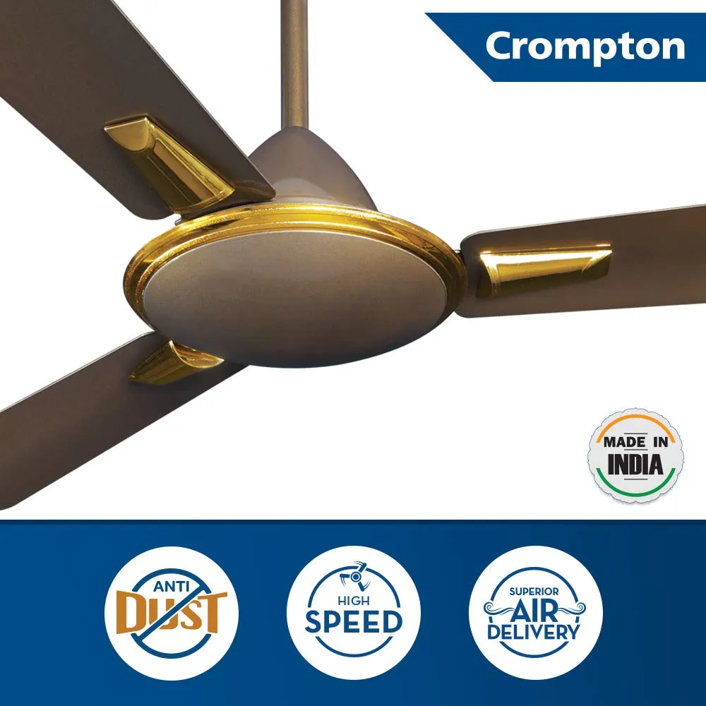 CROMPTON CEILING FAN - AURA PRIME DUSKY BROWN 1200MM