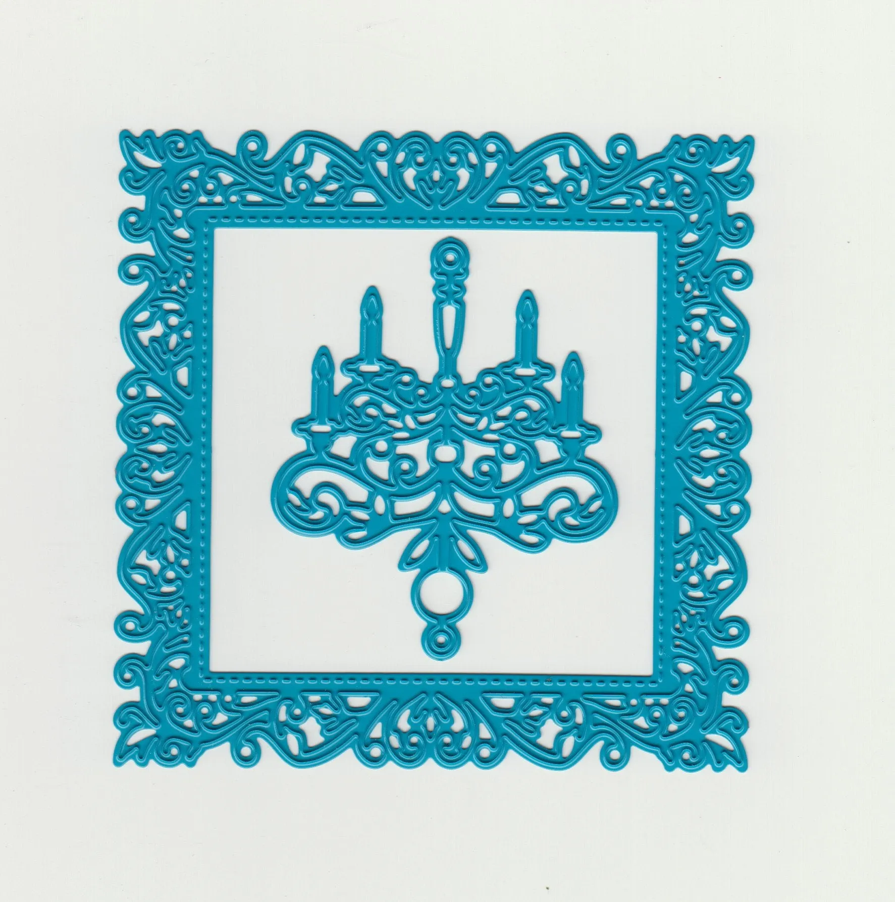 Cutting and Embossing die - square   chandelier