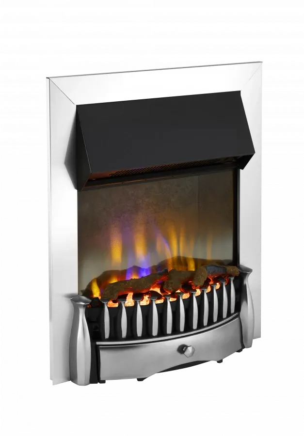 Dimplex Braemer Optiflame Inset Electric Fire | Chrome