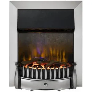 Dimplex Braemer Optiflame Inset Electric Fire | Chrome