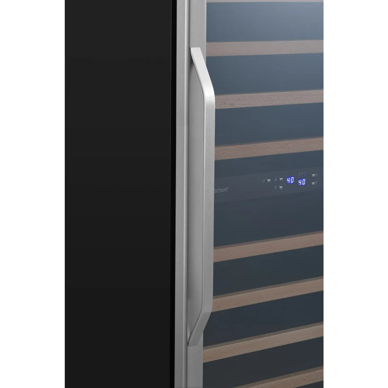 Edgestar CWR1102DZ 101 Bottle 24" Built-In Dual Zone Wine Cooler in Stainless Steel