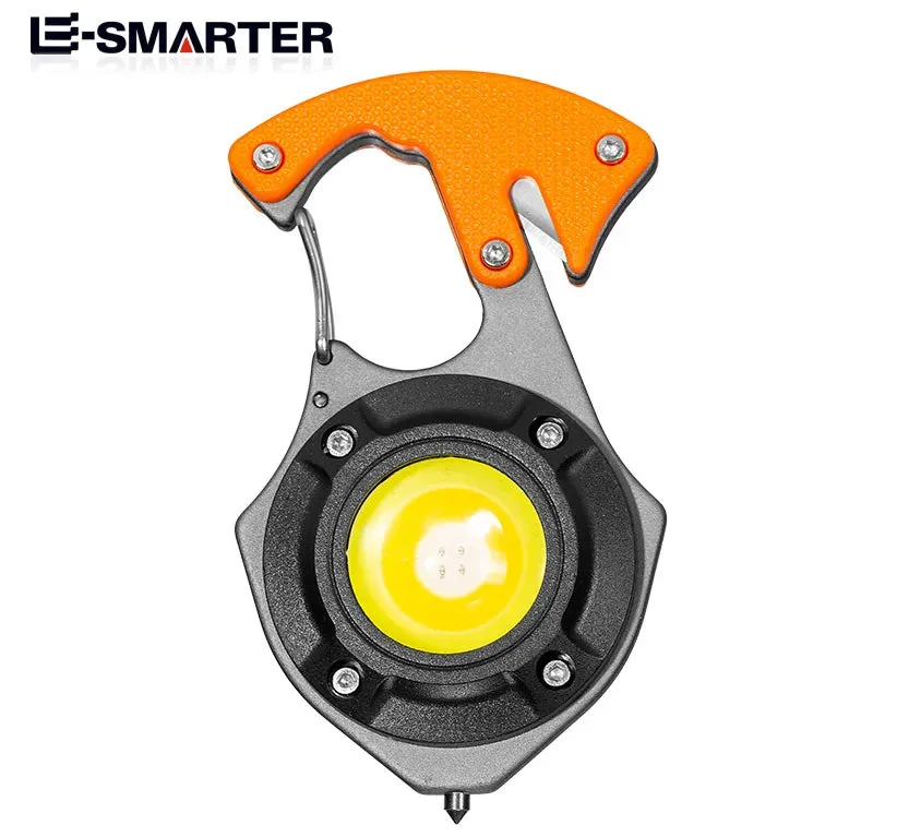 ESMARTER W5143 Multifunction Flashlight Keychain Lampbike Windjacket Handheld Torch