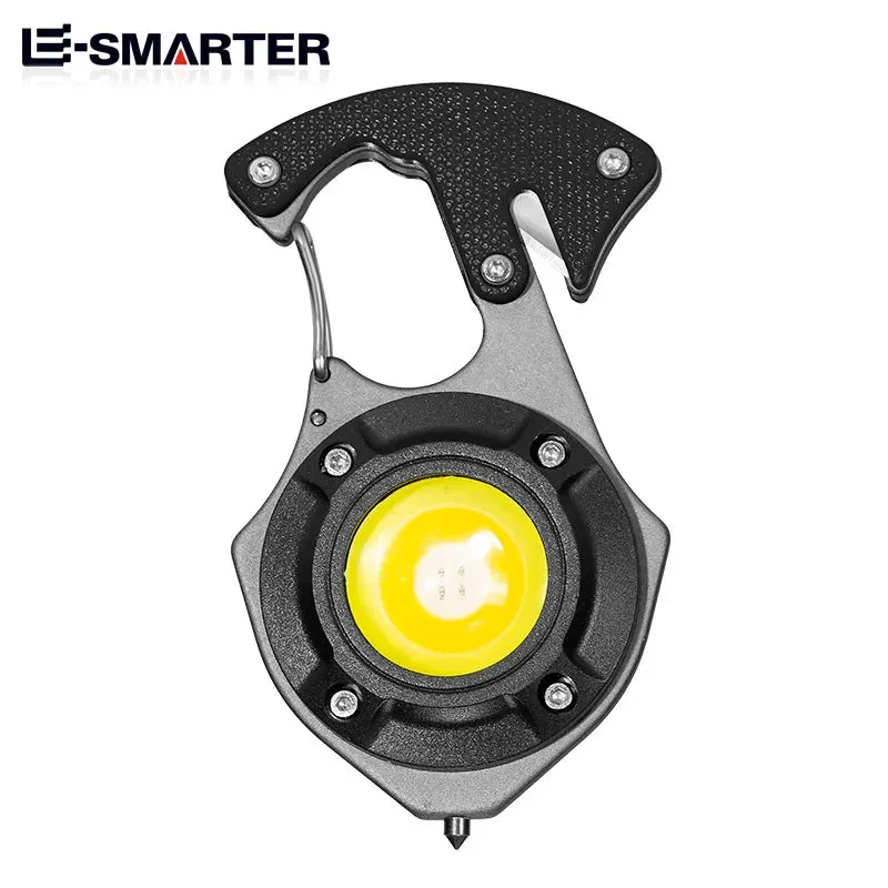 ESMARTER W5143 Multifunction Flashlight Keychain Lampbike Windjacket Handheld Torch