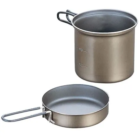 Evernew Titanium Deep Pot with Handle