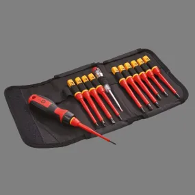 Faithfull Quick Change VDE Screwdriver Set - 13 Piece