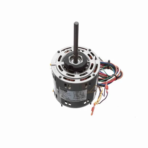 Fasco Direct Drive Motor, 1075 RPM, 3/4-1/2-1/3 HP, 115 V, 48 Frame, Open Air Over