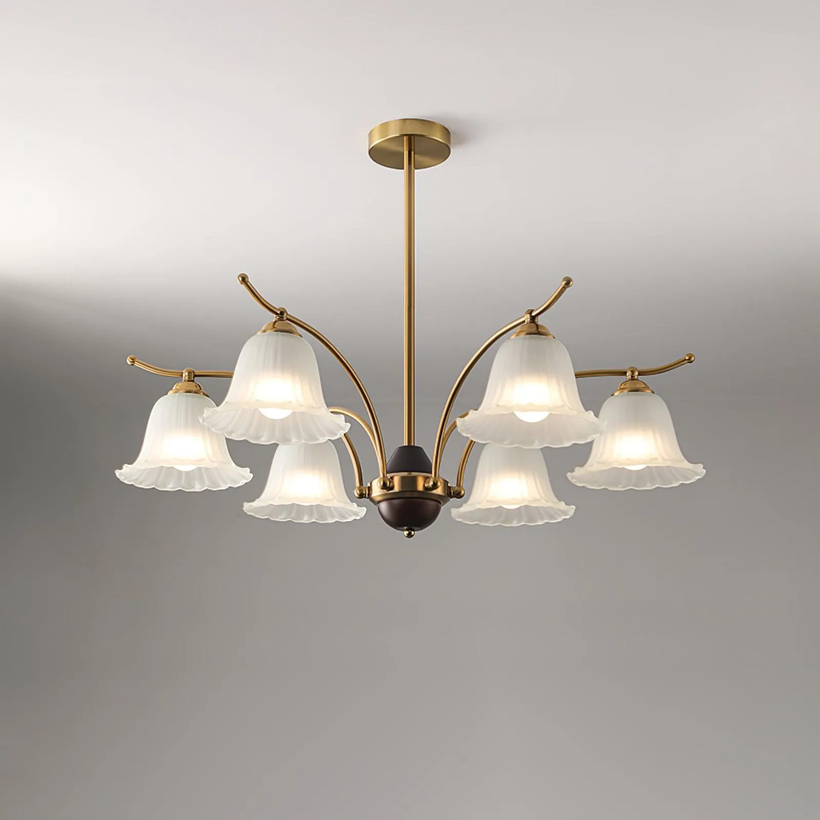 Flora Brass Chandelier