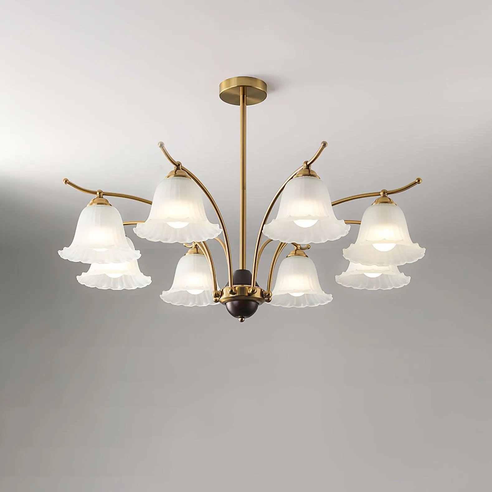 Flora Brass Chandelier