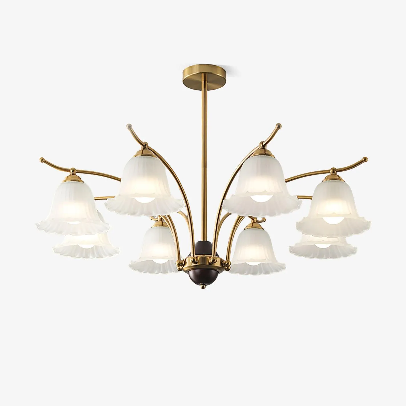 Flora Brass Chandelier