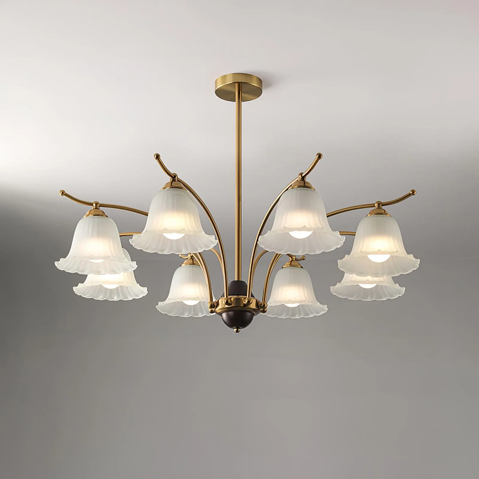 Flora Brass Chandelier