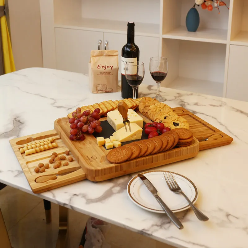 Fork Board Nordic Western Food Cutting Board Fruit Cheese Bread Pizza Board