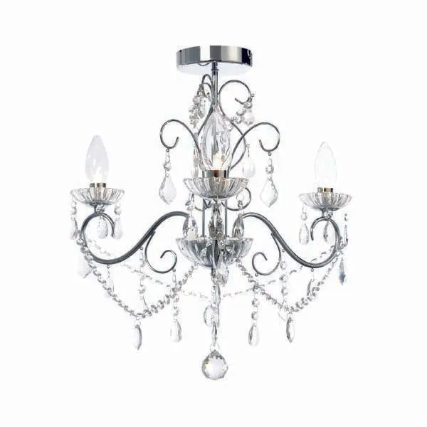 Forum Vela 3 Light Bathroom Chandelier